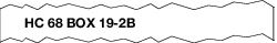 Use hyphens in the box number.